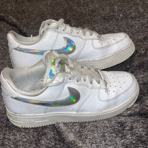 Womens Nike Air Force iridescent
